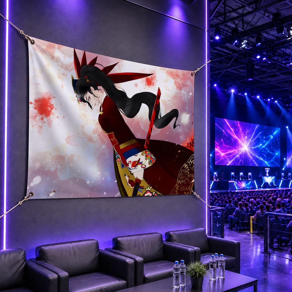 Esports Gaming Banner - ธงอนิเมะยอดนิยม T-Tower of GodS สำหรับตกแต่งผนังห้องเกมเมอร์ ห้องนอน