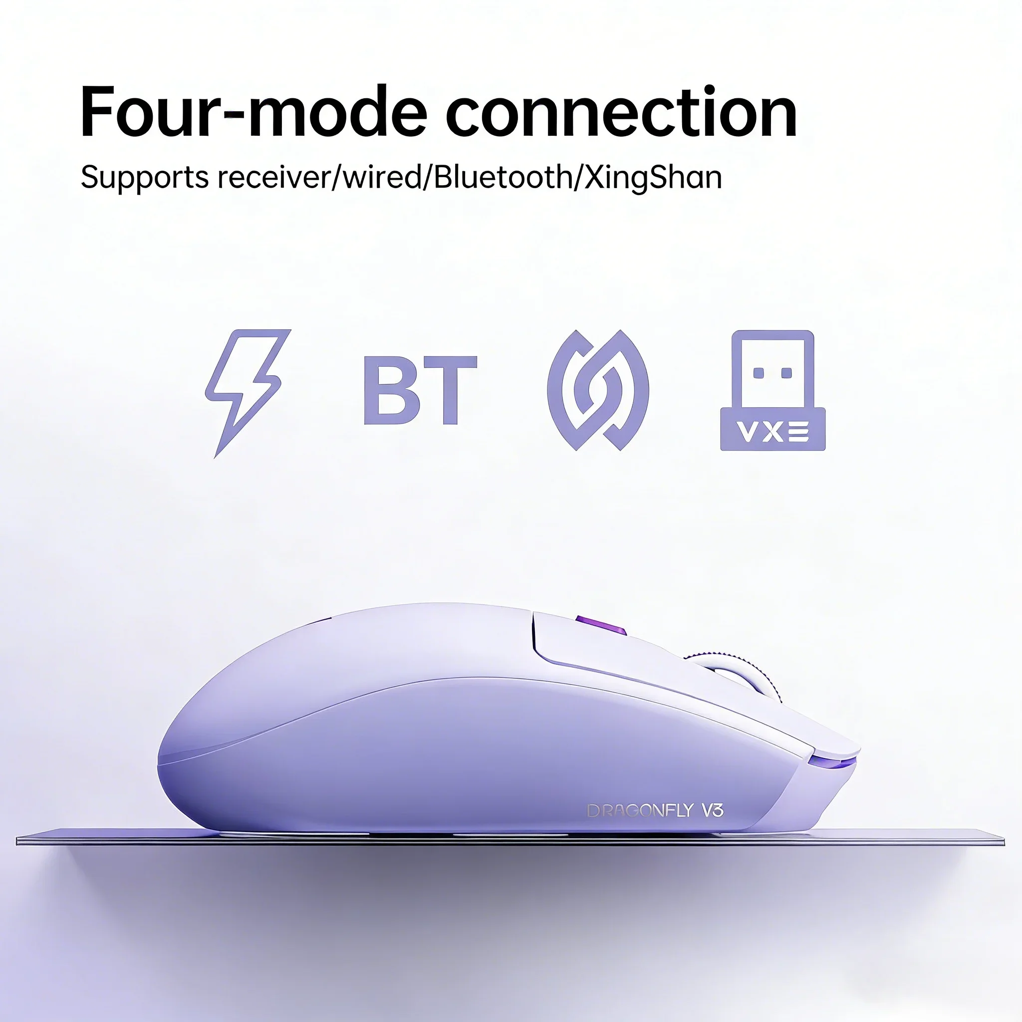 Esports Gaming Mouse Wireless - เมาส์เกมมิ่ง ATK VXE Dragonfly V3 Pro