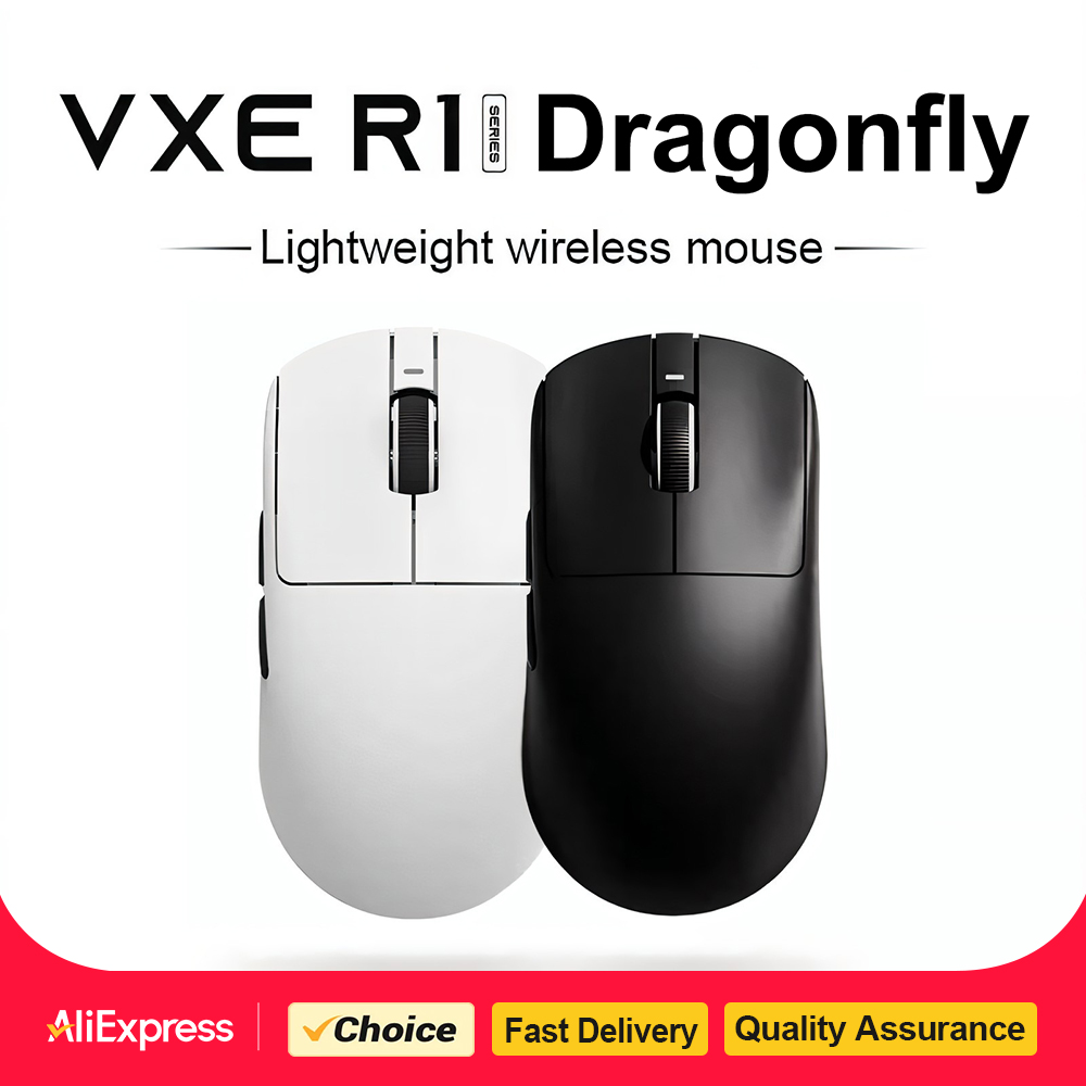 Esports Gaming Mouse Wireless - เมาส์เกมมิ่งไร้สาย ATK VXE Dragonfly R1 Pro
