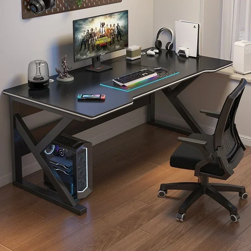 Esports Gaming Furniture - โต๊ะคอมพิวเตอร์สำหรับใช้ในบ้าน, โต๊ะทำงานที่บ้าน, โต๊ะเรียนสำหรับนักเรียน, โต๊ะเกมมิ่งแบบเรียบง่าย, โต๊ะอีสปอร์ต, โต๊ะทำงาน,