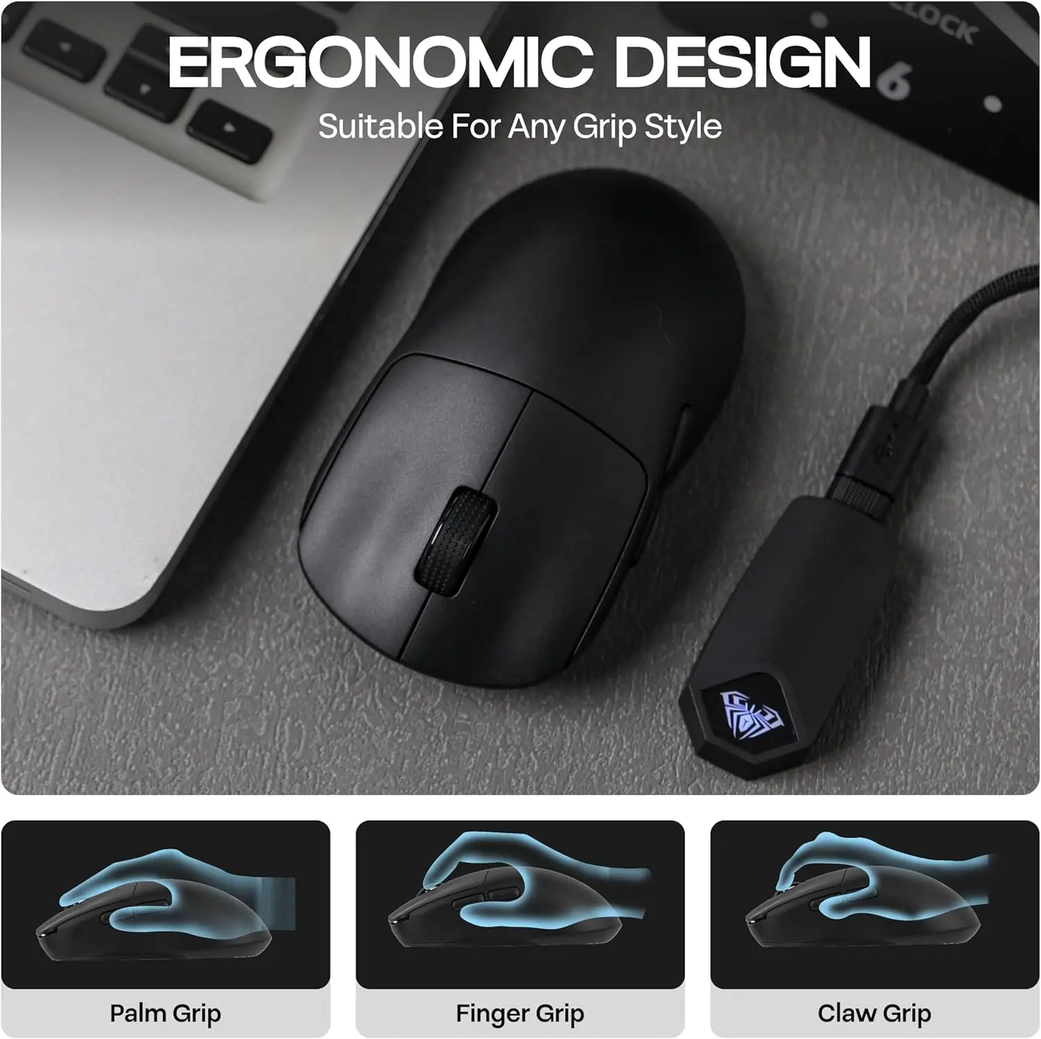 AULA SC800 เมาส์สำหรับเล่นเกม  - Esports Gaming Mouse Wireless บทวิจารณ์และราคา