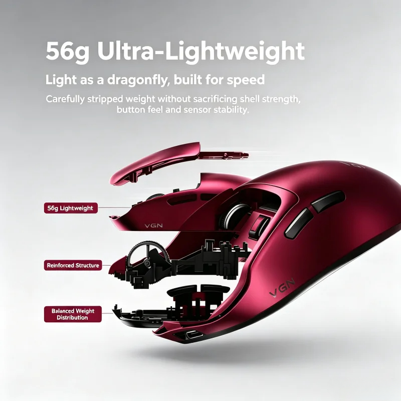 วีจีเอ็น ดราก้อนฟลาย ฟ 1 วี 5  - Esports Gaming Mouse Wireless บทวิจารณ์และราคา