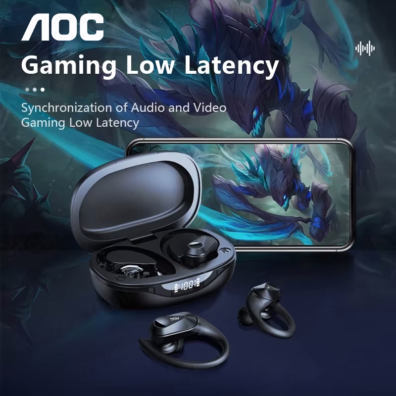 ช้อยส์ AOC ชุดหูฟังกีฬาไร้สายบ - Esports Gamer บทวิจารณ์และราคา