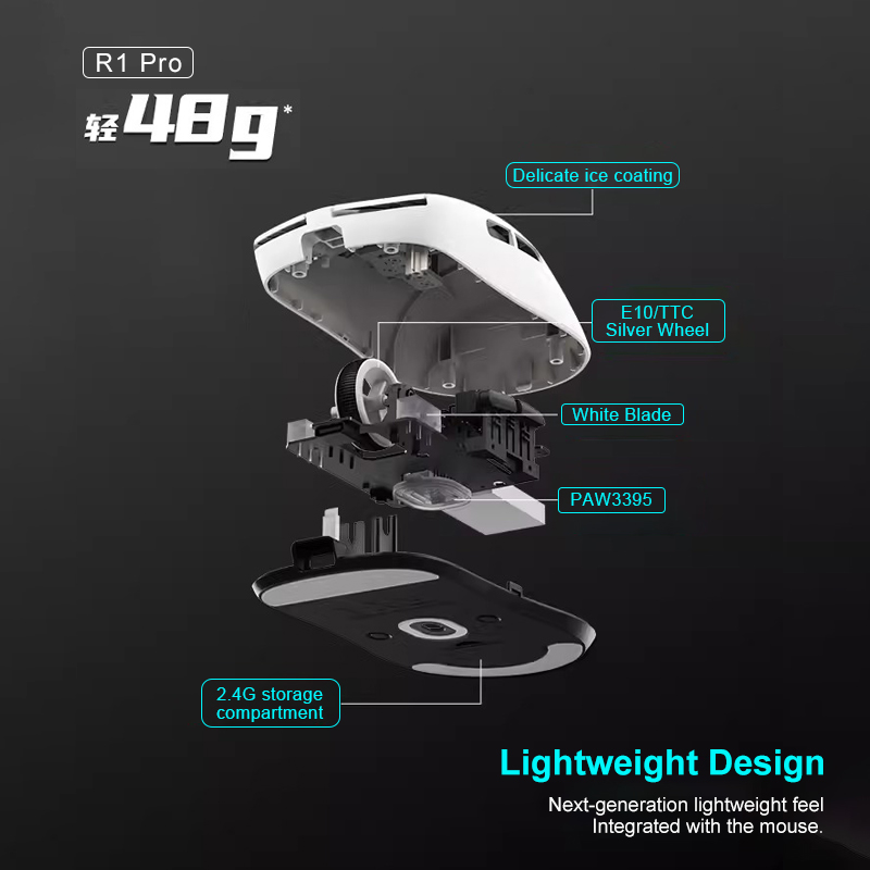 เมาส์เกมมิ่งไร้สาย ATK VXE Dra - Esports Gaming Mouse Wireless บทวิจารณ์และราคา