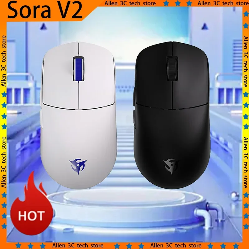 ใหม่ Ninjutso Sora V2 เมาส์สำห - Esports Gaming Mouse Wireless บทวิจารณ์และราคา
