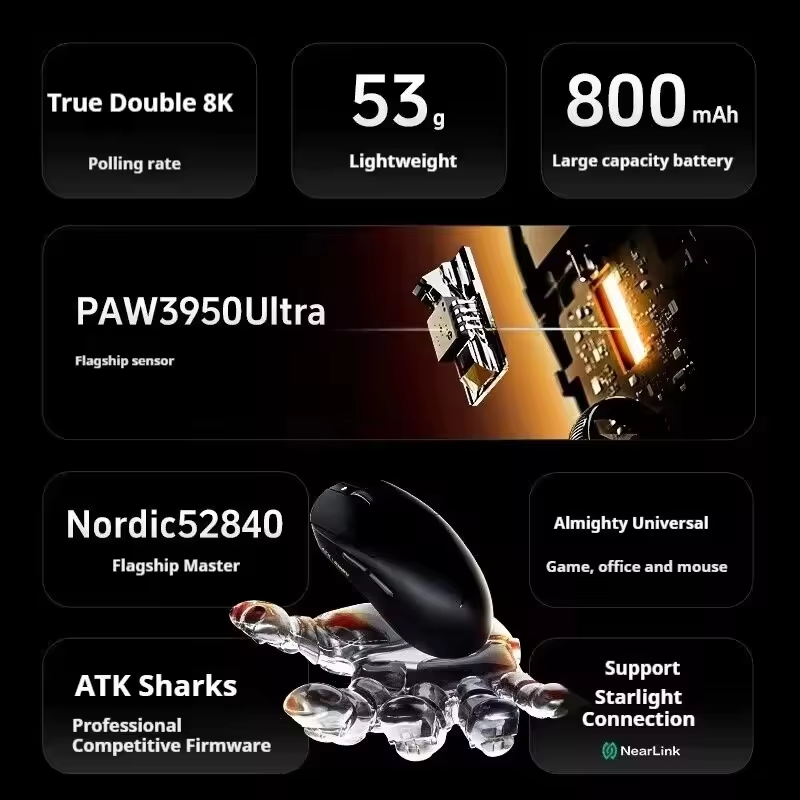 เมาส์เกมมิ่งไร้สาย ATK A9 เทคโ - Esports Gaming Mouse Wireless บทวิจารณ์และราคา