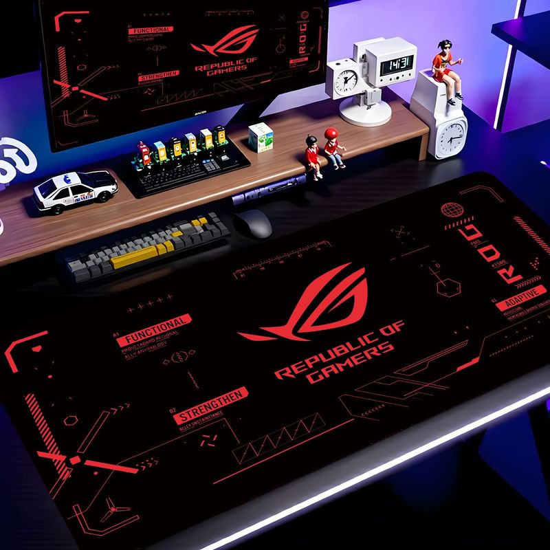 VIKAMA แบล็คพิงค์ ROG Tech Cir - Esports Gaming Logos บทวิจารณ์และราคา