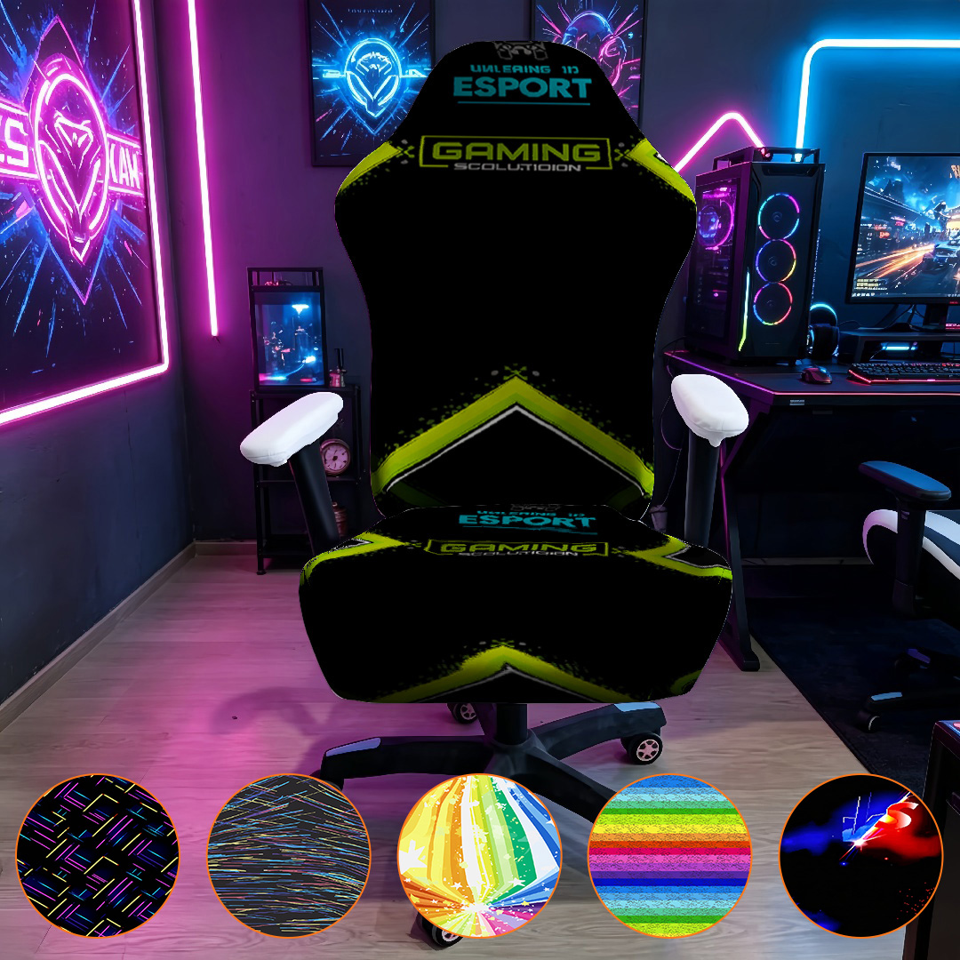 ผ้าคลุมเก้าอี้เกมมิ่งแบบยืดได้ - Esports Gaming Logos บทวิจารณ์และราคา