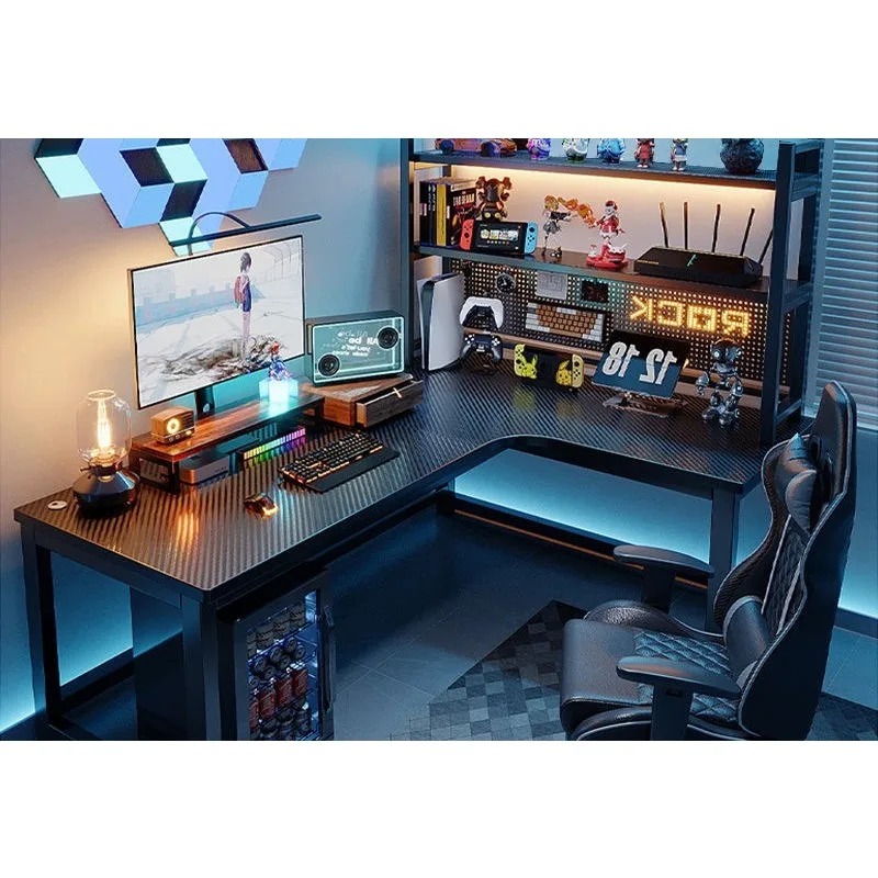 โต๊ะคอมพิวเตอร์รูปตัว L ปรับระ - Esports Gaming Furniture บทวิจารณ์และราคา
